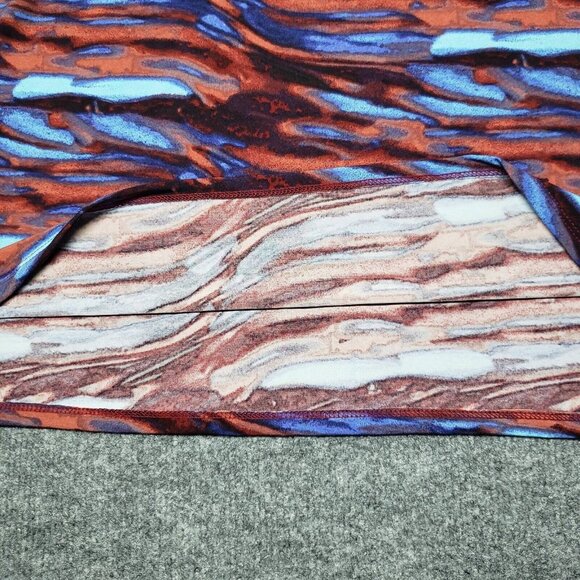 Rue21 Top Womens 4X Multicolor Abstract Plus 3/4 Sleeve Stretch New - Picture 7 of 12